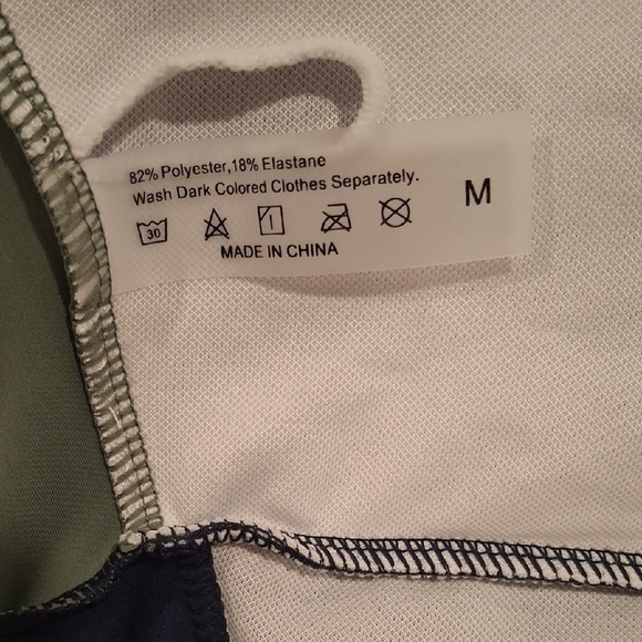 Green and Pink One-Piece Swimwear with Classic Design Size M - Picture 5 of 7